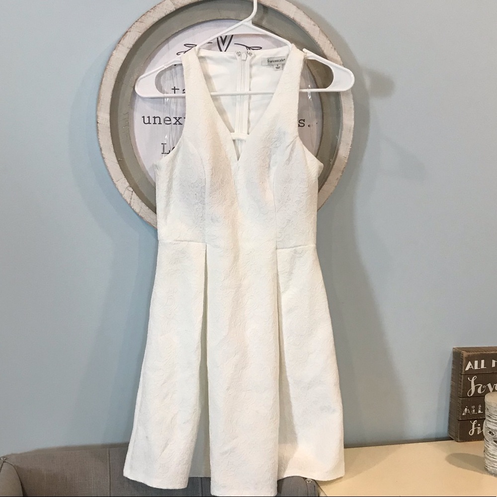 Francesca’s Small White Dress